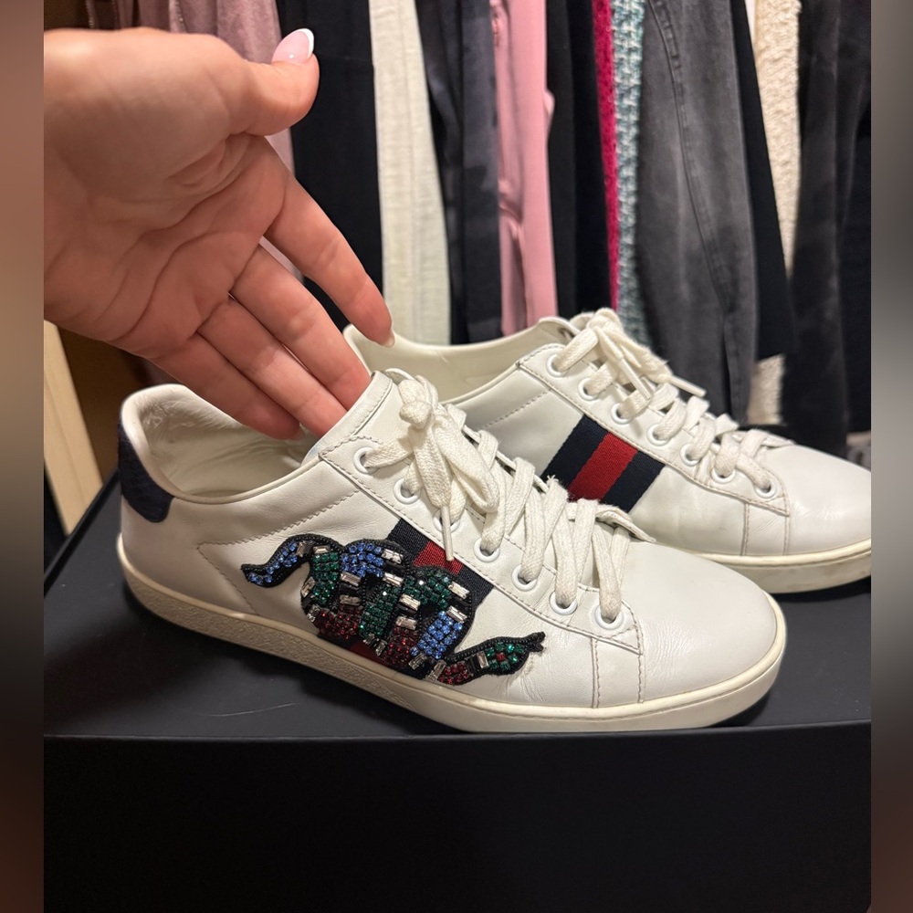 Gucci ace sneakers- snake 38